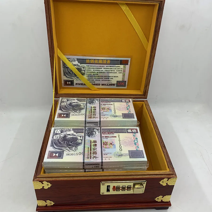 

HK 1995 HongKong 500 million Dollars Lion commemorative Mark Banknotes For Collectibles