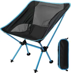 Silla plegable de viaje ultraligera de alta calidad para exteriores, silla portátil para acampar, playa, senderismo, Picnic, herramientas de pesca