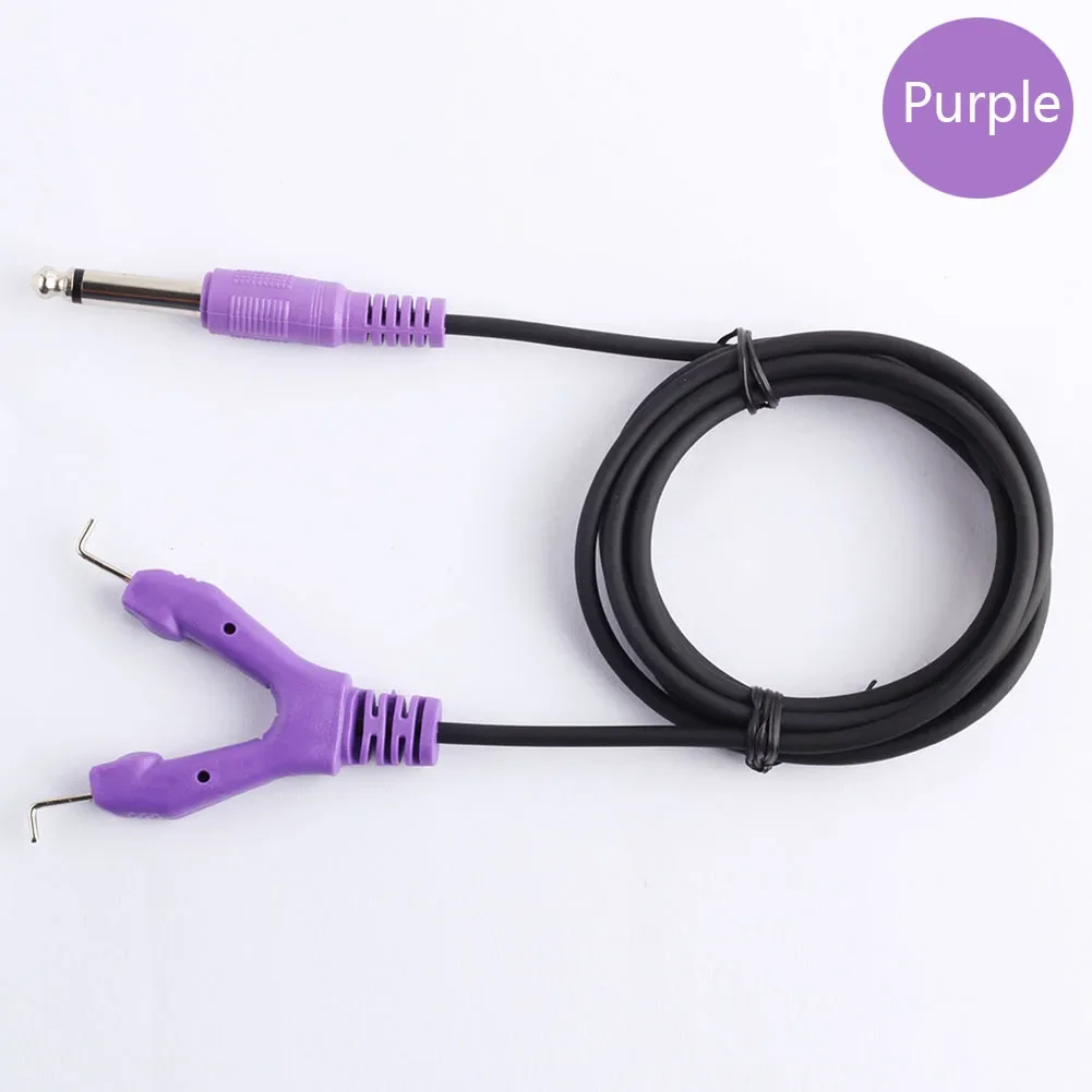 High Quality 1.8M Tattoo Clip Cord Double Copper Cord Tattoo Gun Machine Power Supply Foot Pedal Switch Cable Wire Accessories