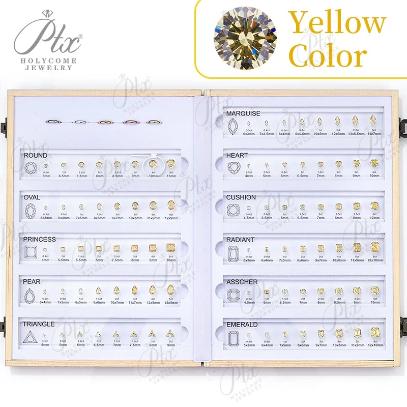 Yellow Cubic Zirconia Diamond Carat Chart Customize Comparison Chart Set Ring Size Reference All Shapes Gemstones Fast Shopping