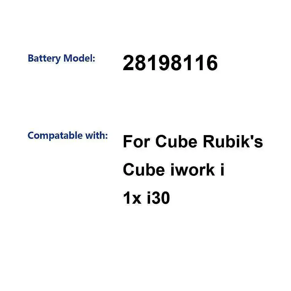 

Long-Lasting Good Low-Temperature Performance For Cube Iwork I 1X I30 Laptop Battery 28198116 13500Mah