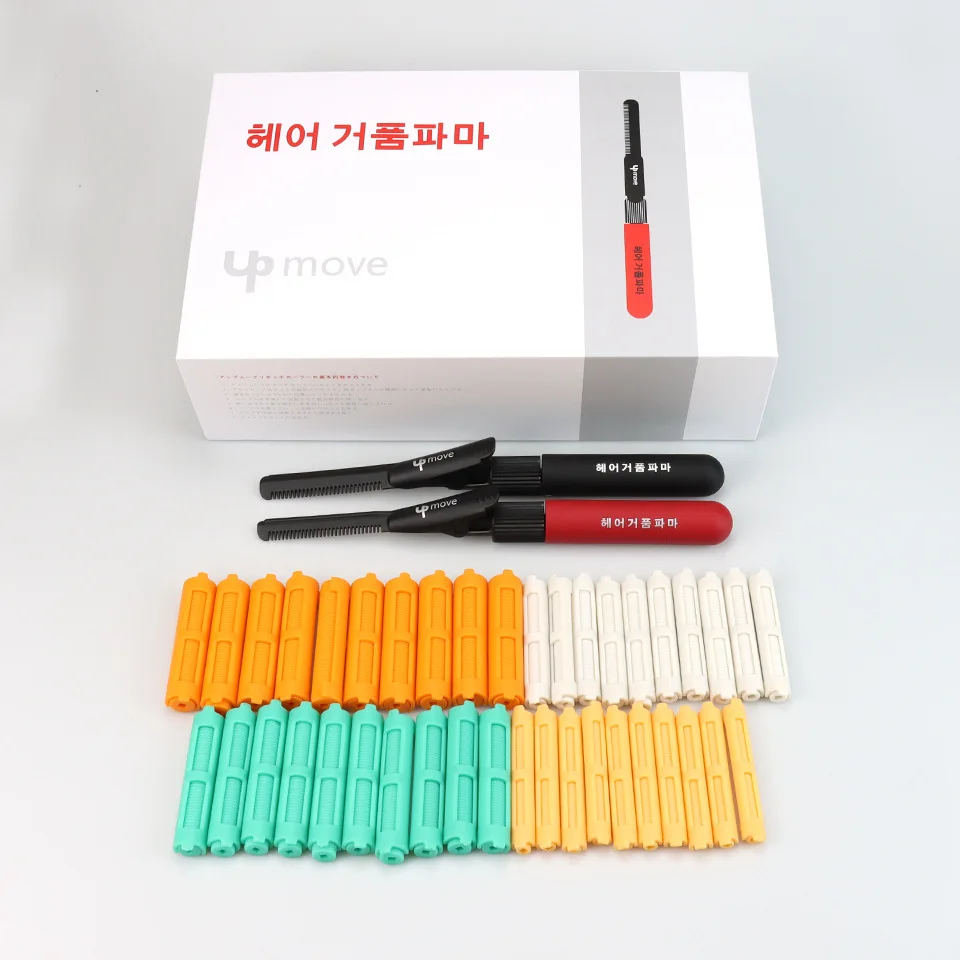 

40pc Heatless Hair Curler &Hair Rollers Machine Soft Curling Rod Pull Core Lazy Curls Flexi Rods Wave Formers Hair Styling Tool