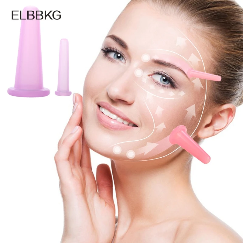 Health Care Facial Silicone Cans Cupping Cups Lifting Massage Chinese Cupping Set Small Mini Eye Cup Vacuum Cups Popularity