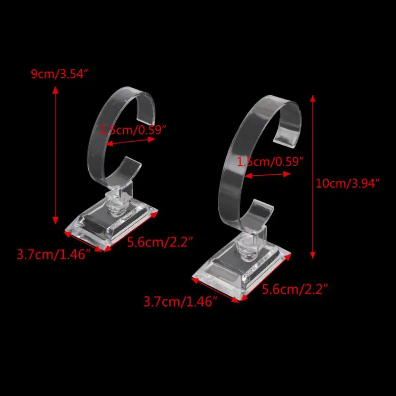 Витрина для браслетов и ювелирных изделий на запястье, прозрачная витрина для часов, стеллаж для магазина, подставка для Браслета Стрейч