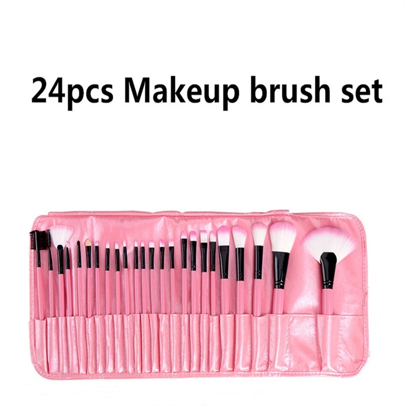 Brosse cosmétique en Tube d'aluminium épais, laine en microfibre, solide, sans perte, pour une Application de maquillage détaillée