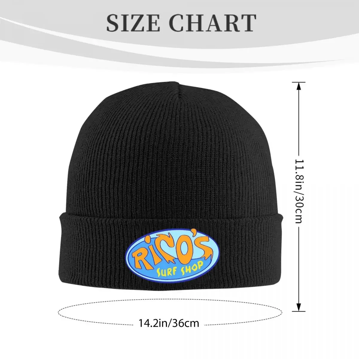 Rico_s Surf Shop From Hannah Montana Warm Knitted Cap Fashion Bonnet Hat Autumn Winter Outdoor Beanies Hats for Men Women Adult