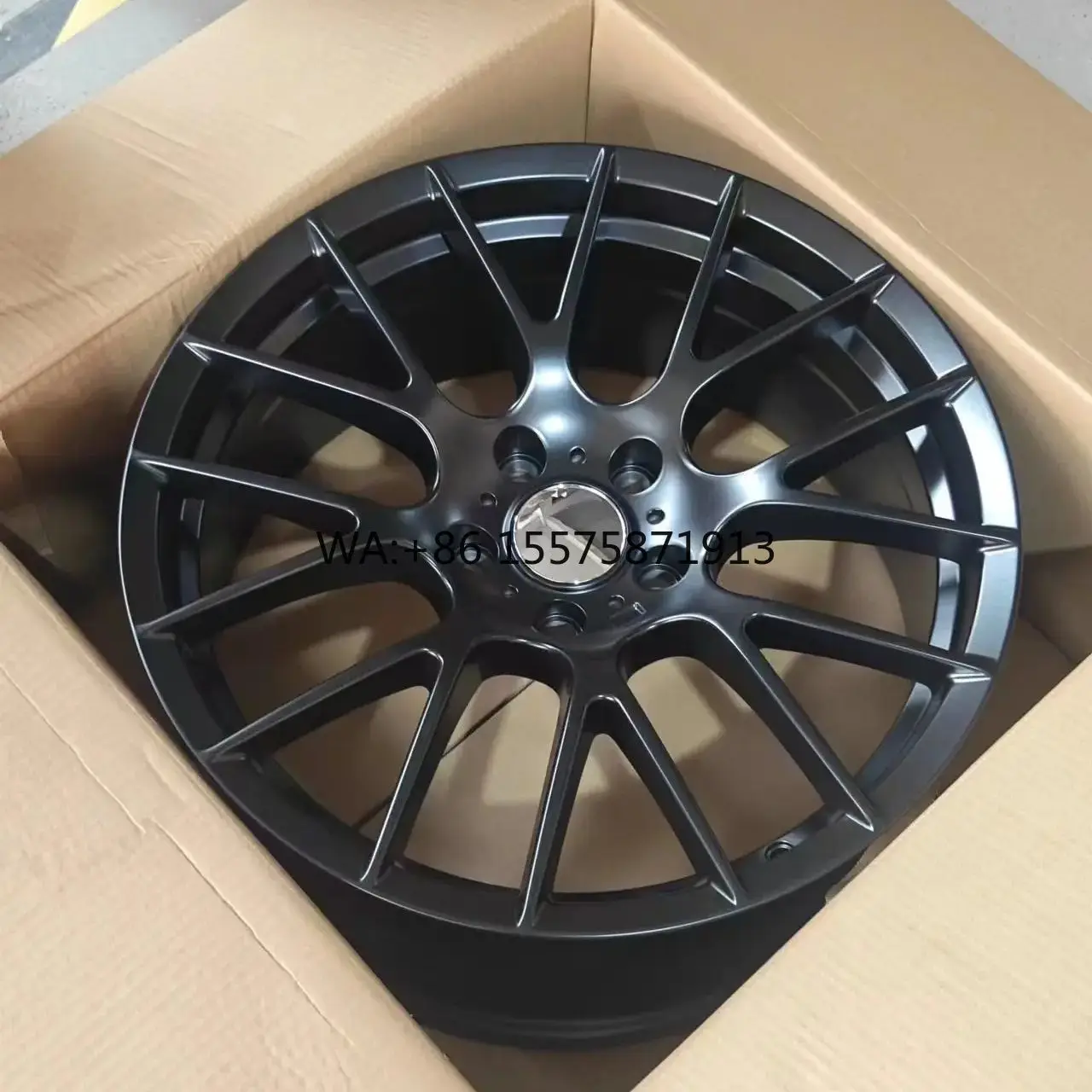 

For TP Hot Sale Muti-Spoke Alloy Aluminum Car Wheel Rim for e36 M3 e39 360 e62 18 19 inch 5 holes Black/Silver