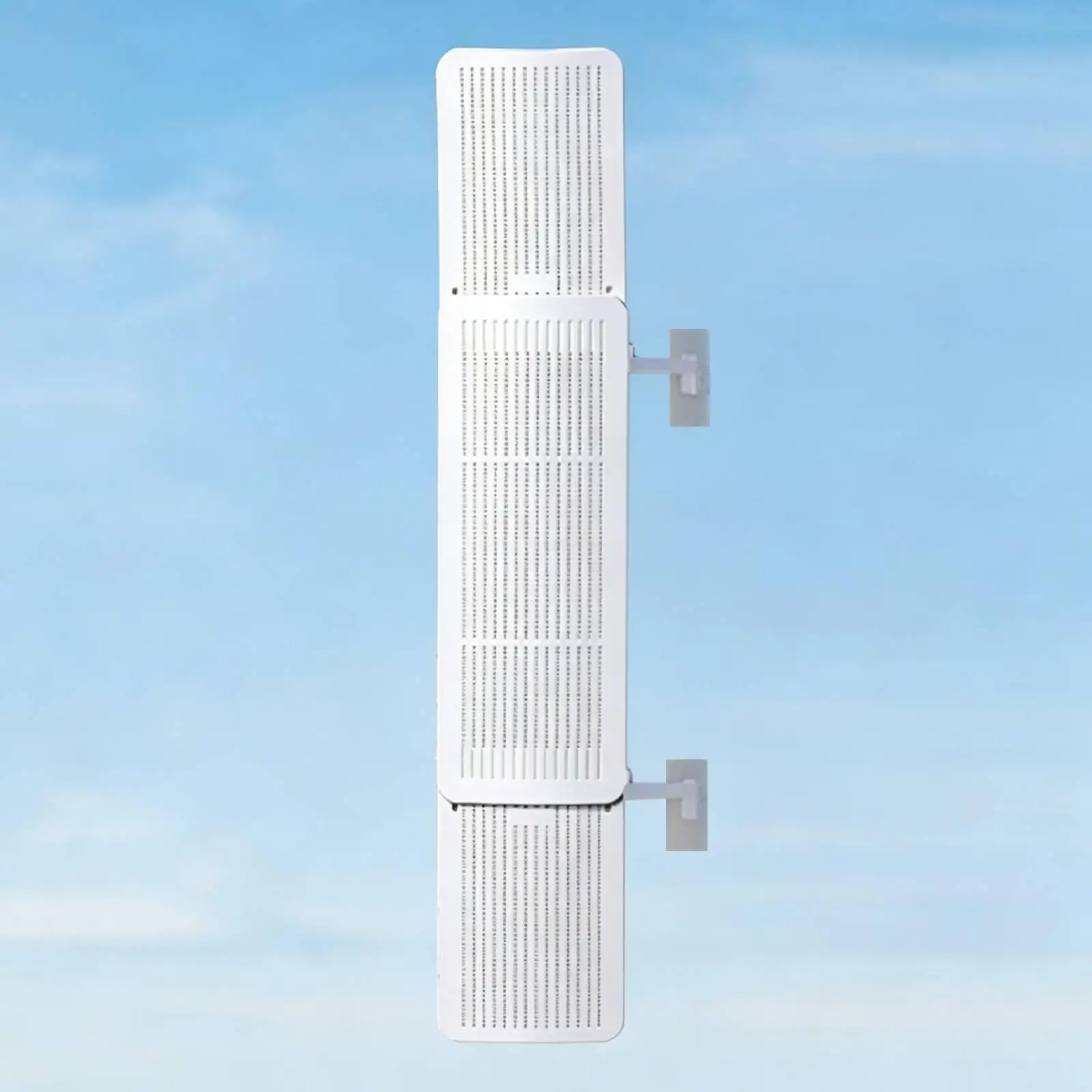 Adjustable Air Diverter Cover for Floor Air Conditioner Anti Wind Baffle Guide Direct Blowing Protection ABS Material
