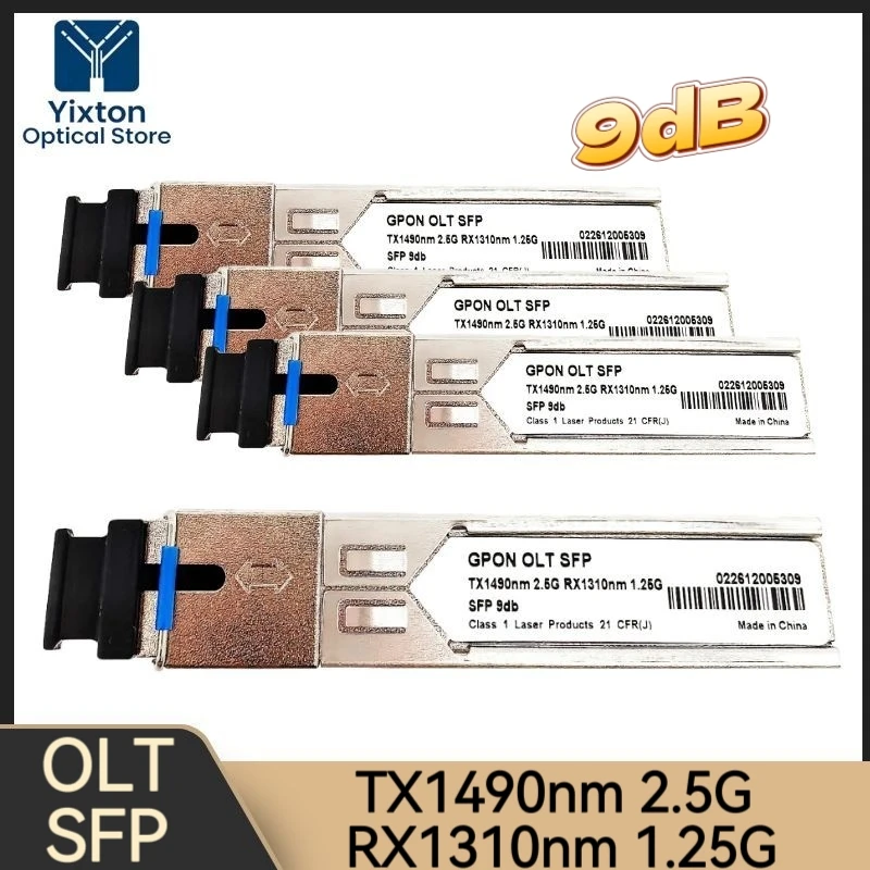 

GPON OLT SFP-модуль, совместимый с ZTE, Huawei, Fiberhome, TX 1490 нм, RX 1310 нм, 2.5G, 1.25G, 9 дБ, лазер класса 1, оптический SFP для FTTH