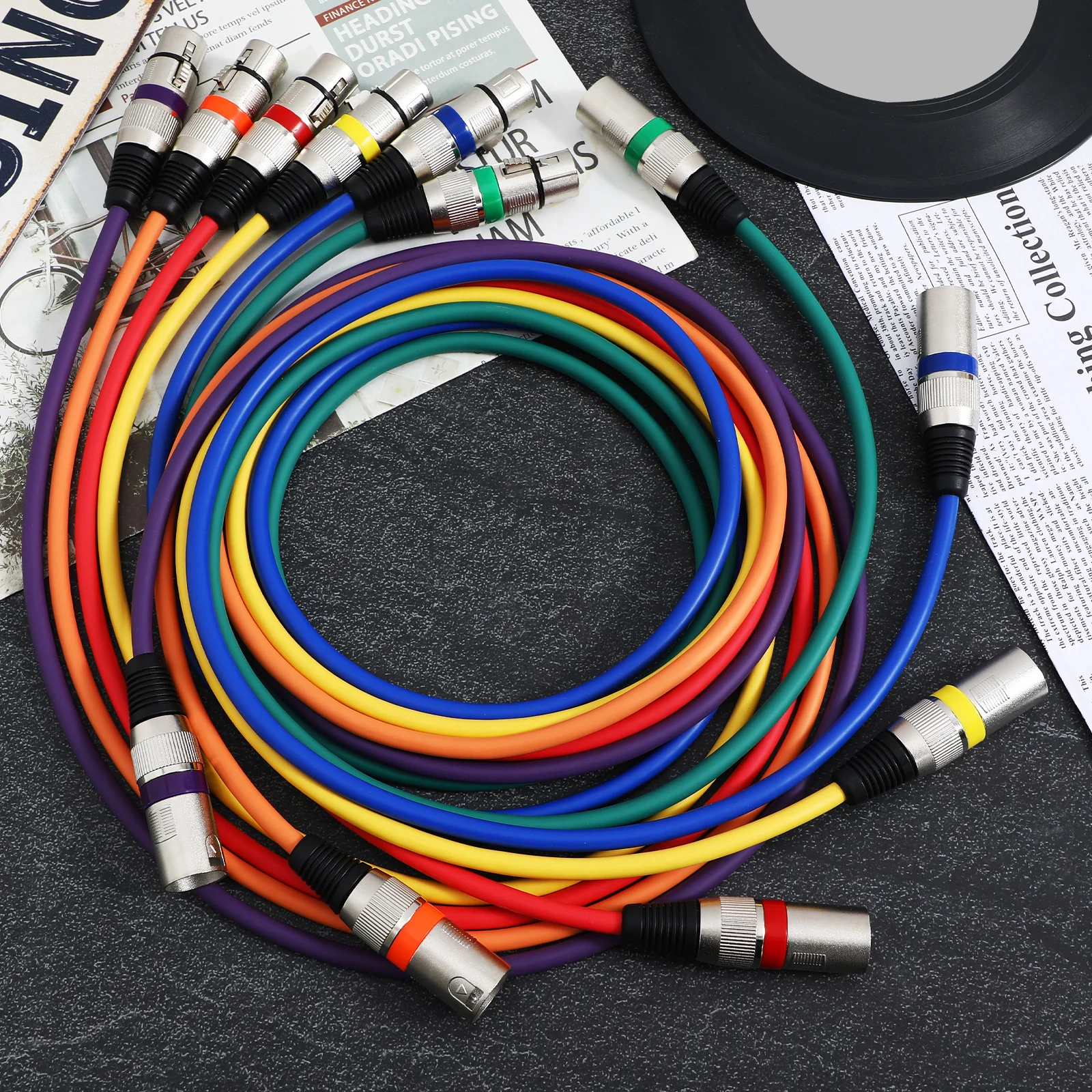 

Audio Cable Set Professional Microphone Cords Wire For Speaker Xlr Cables Music