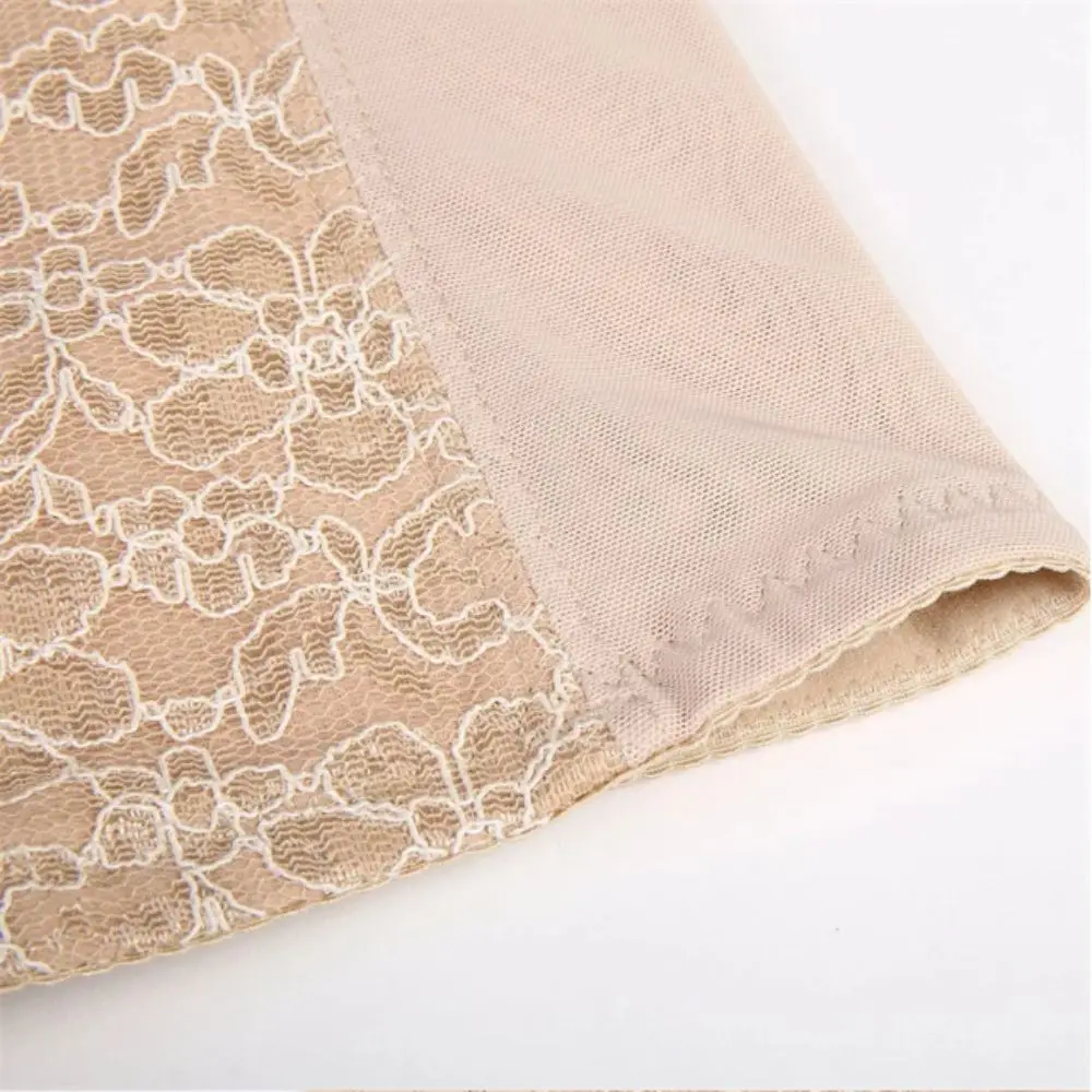 Breathable Mesh Waist Shaper Steel Boned Embroidered Design Waist Trainer High Waist Hook Closure Body Shaper Belly Tightening