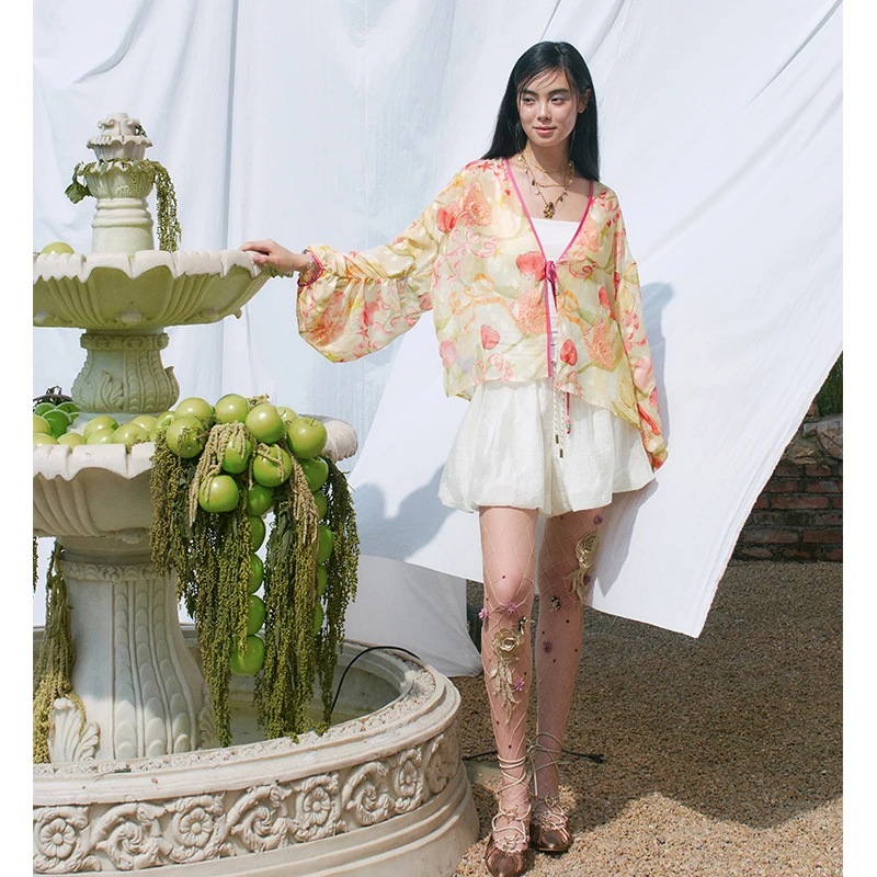 ELFSACK Transparenter Kimono-C – Kimono Sheer Floral Bewertung und Preis