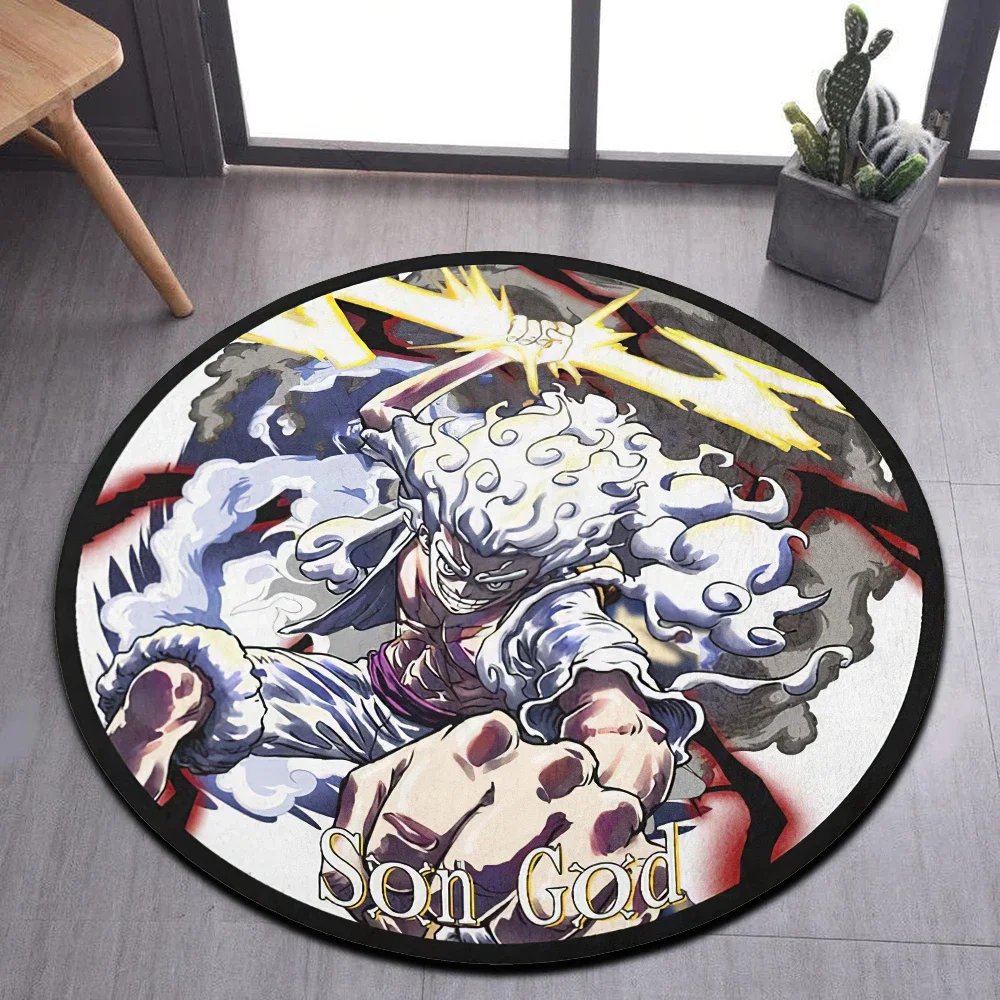 Anime Tapijt Populaire Stijl Luffy Gear 5 One Nika Vorm Stuk Ace Aanpassen Cartoon Tapijt Handgemaakte Tapijt Gebied Tapijt voor Home Decor