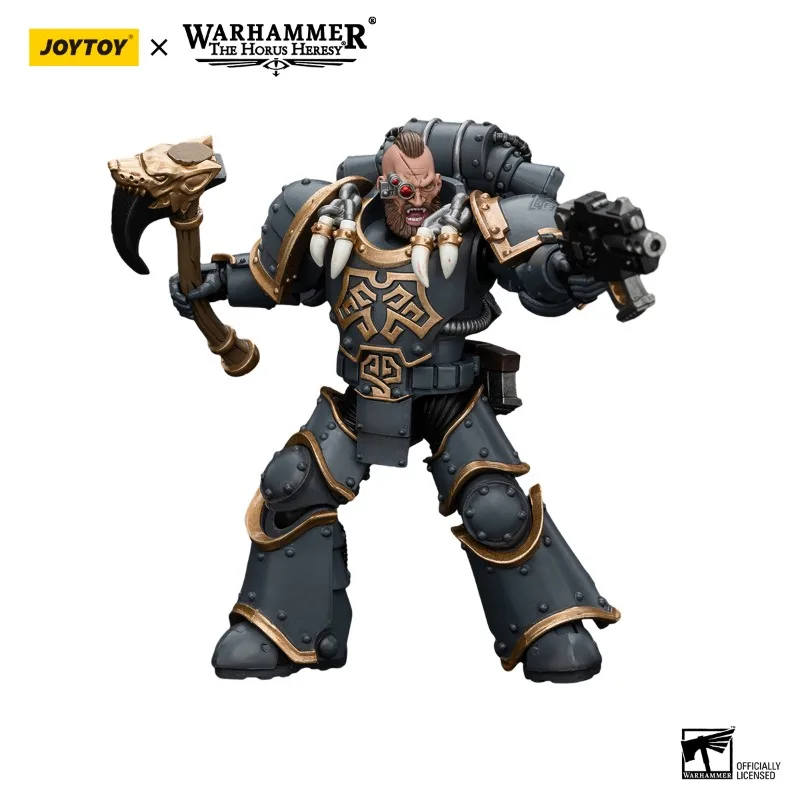 [Pre-Order] JOYTOY Action Figure 1/18 Warhammer The Horus Heresy Space Wolves Grey Slayer Pack Anime Military Figure Model Toy