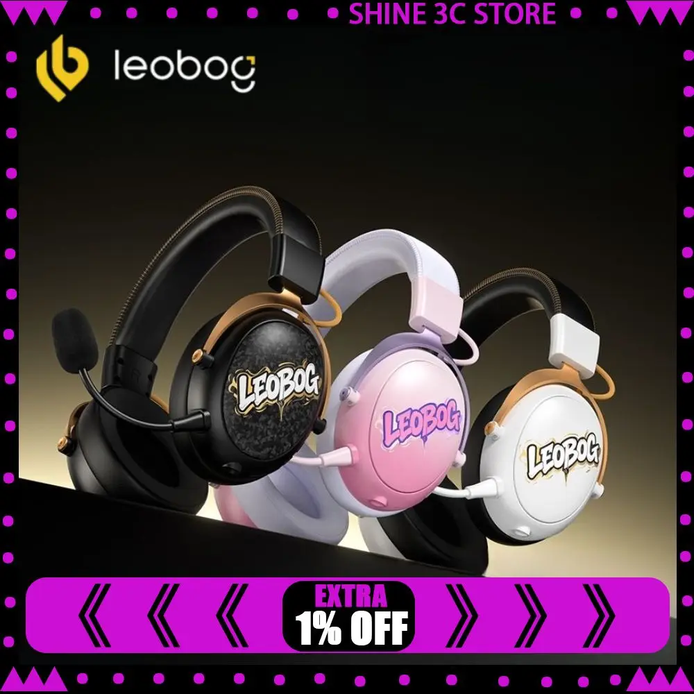 

LEOBOG AX5 E-sports FPS Headphones Wireless Bluetooth Тyре-C 2.4G 3.5mm Over-Ear Headphone 1500mAh Surround 7.1 Sound Effects