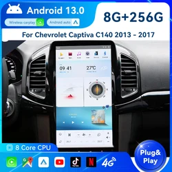 For Chevrolet Captiva C140 2013 - 2017 Qualcomm Android Car Radio Multimedia Player Autoradio Stereo Px6 Gps Navi Head Unit