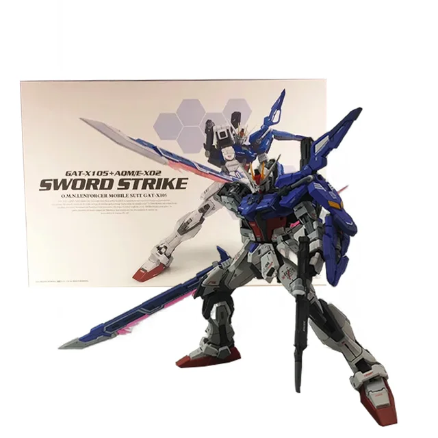 Dragon Momoko Mg 1/100 Gat-X105+Aqm E-102 Sword Strike Assembly Model  Collectible Robot Kits Models Kids Gift - AliExpress