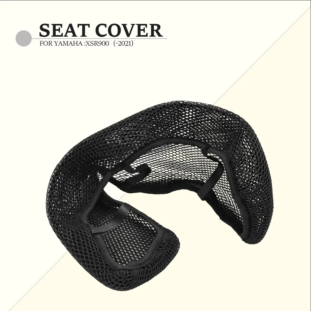 Motorrad Anti-Slip 3D Mesh Stoff Sitzbezug Atmungsaktive Wasserdichte Kissen Für Yamaha XSR 900 XSR900 -2020 2021 2022 2023 2024