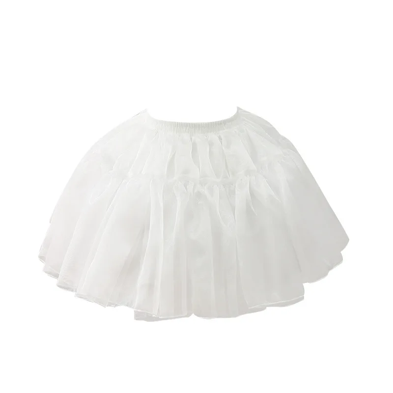 Fashion Women Tulle Skirt Tutu Wedding Bridal Bridesmaid Overskirt Petticoat Lolita