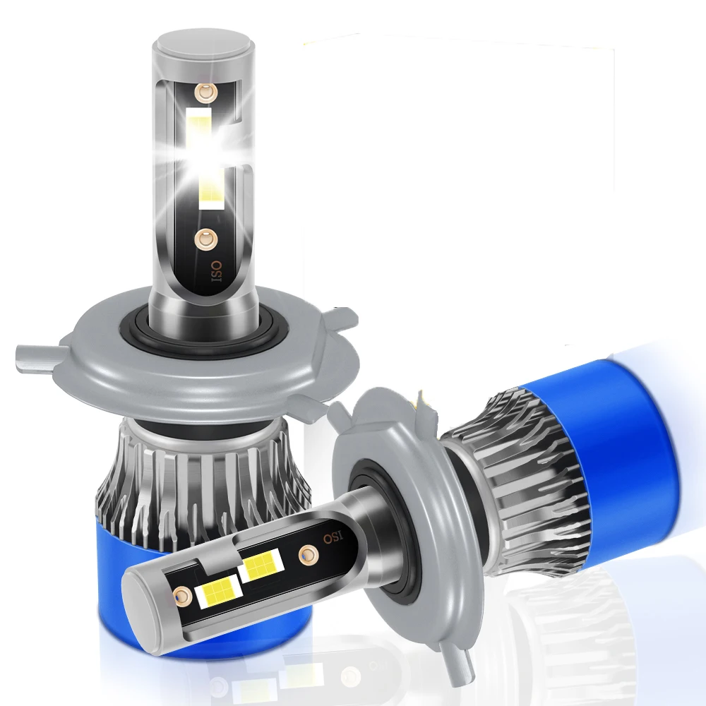 Roadsun H7 H4 LED Headlight Bulbs 120W 22000LM CANBUS Super Bright H11 HB3 9005 HB4 9006 9007 H13 LED Car Headlamps 6000K DC12V 3570 CSP Chips Auto Light Bulbs