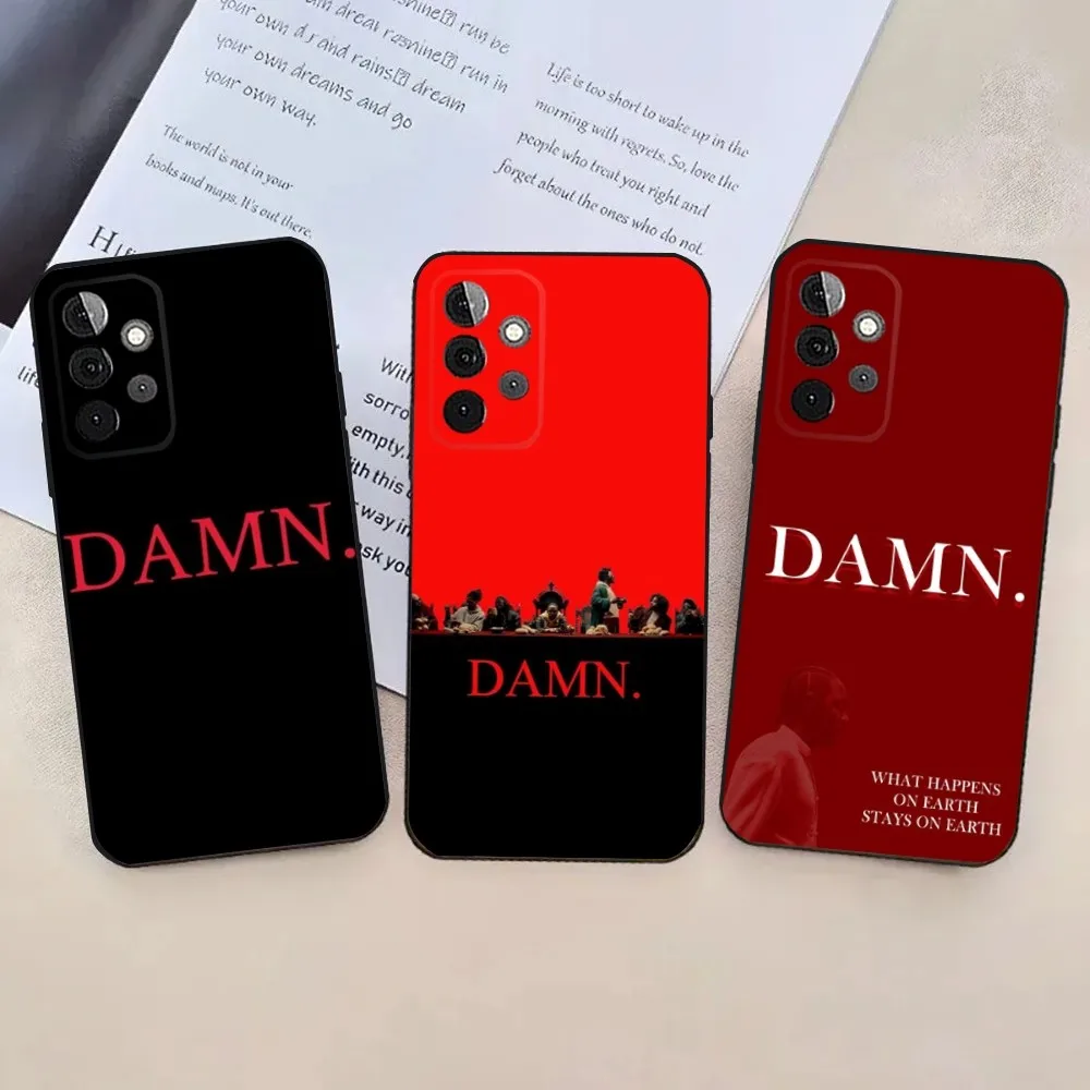

Kendrick Lamar DAMN Phone Case For Samsung Galaxy A13,21s,22,31,32,52,53,71,80,91 Soft Black Cover