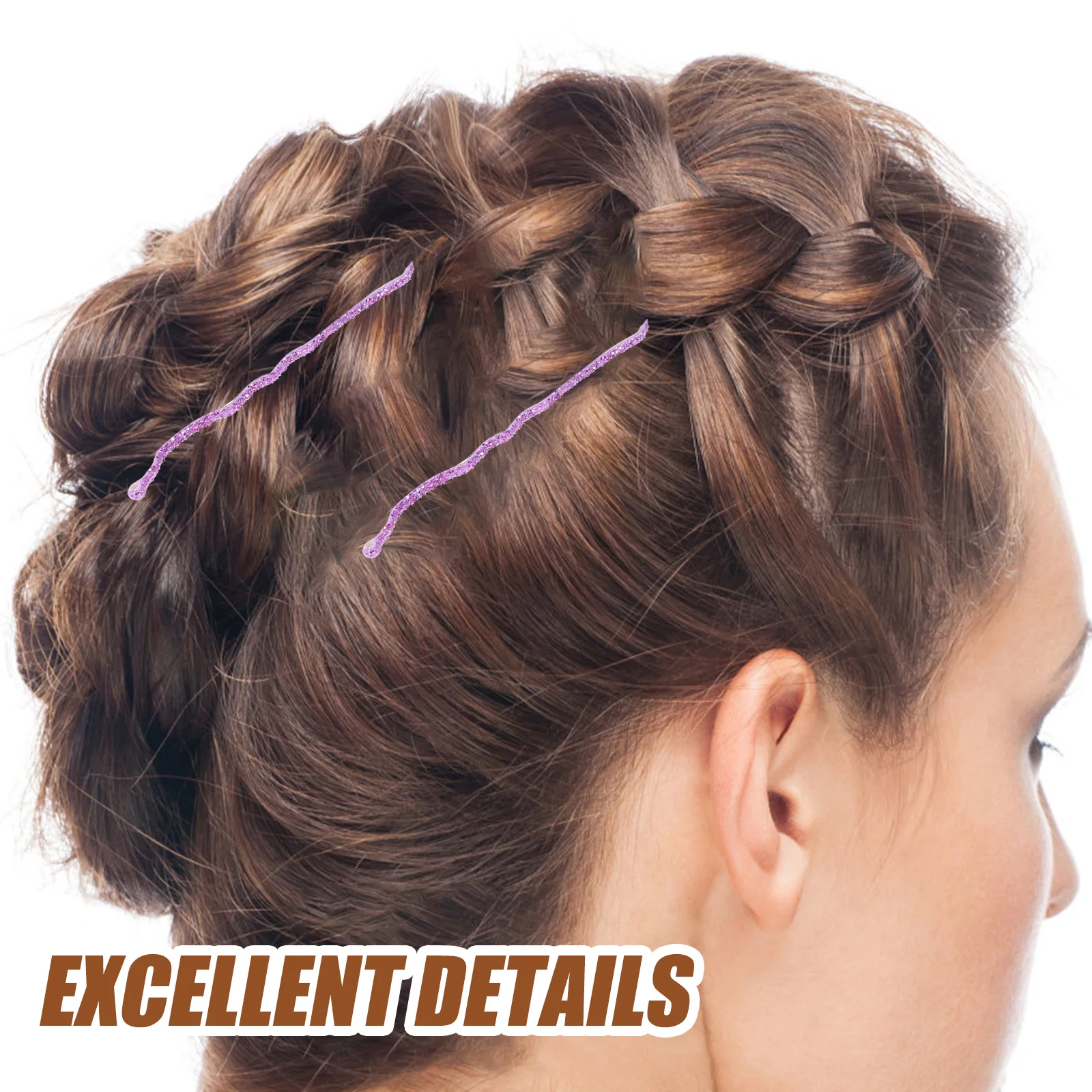 

96pcs Pins Metal Clips Reusable Gym Accessories Hair Care Metal Hairpins Styling Hair Glitter Powder Bobby Pins Slides Slides