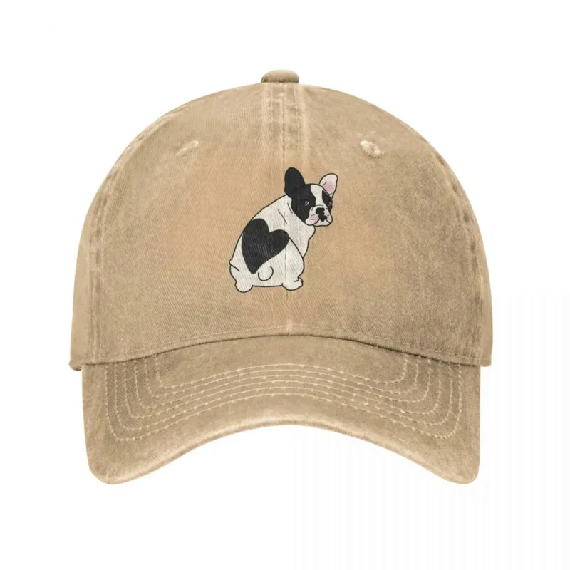 Gorra de béisbol de Bulldog Flat Bill Denim, gorro de camionero deportivo de animales lindos, gorra Snapback informal estética Unisex, gran oferta de primavera