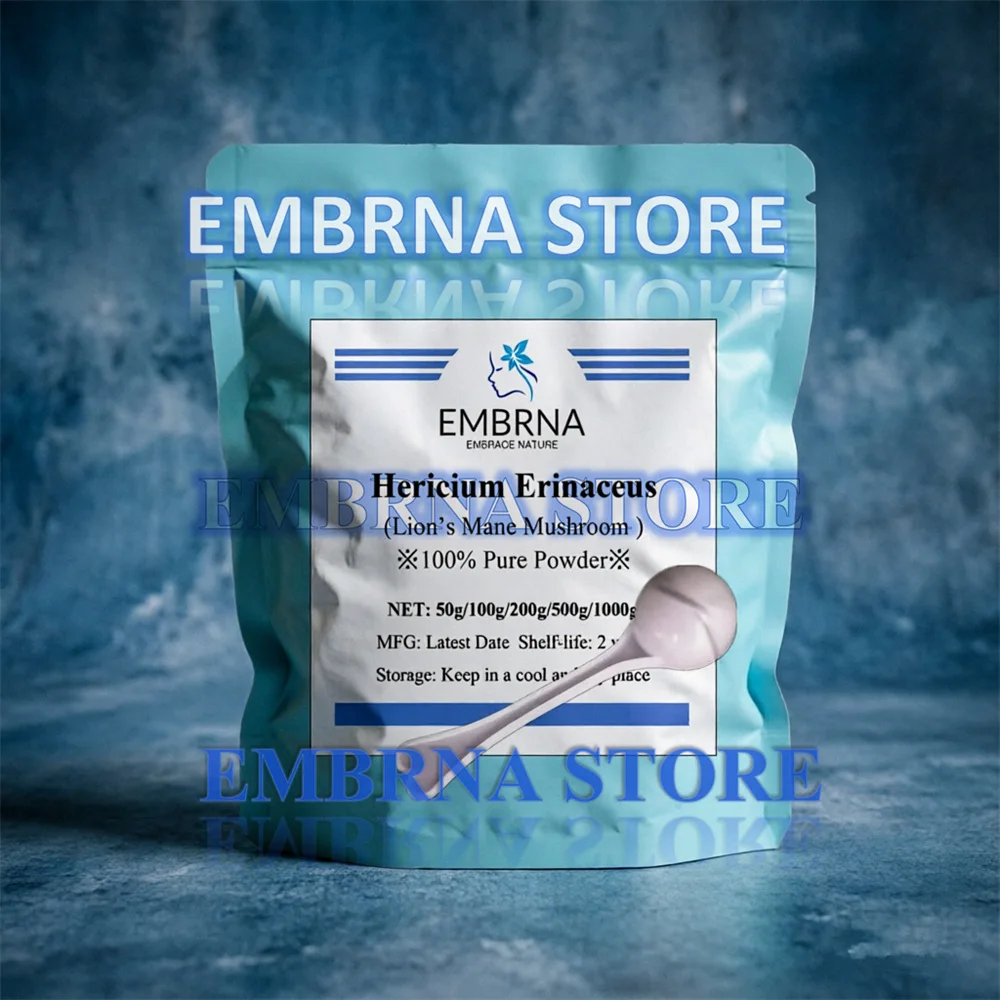 

High-Quality 100% Purely LionsMane Mushroom Extract Powder Packaging Bulk Hericium Erinaceus Pack with Aluminum Foil Bag