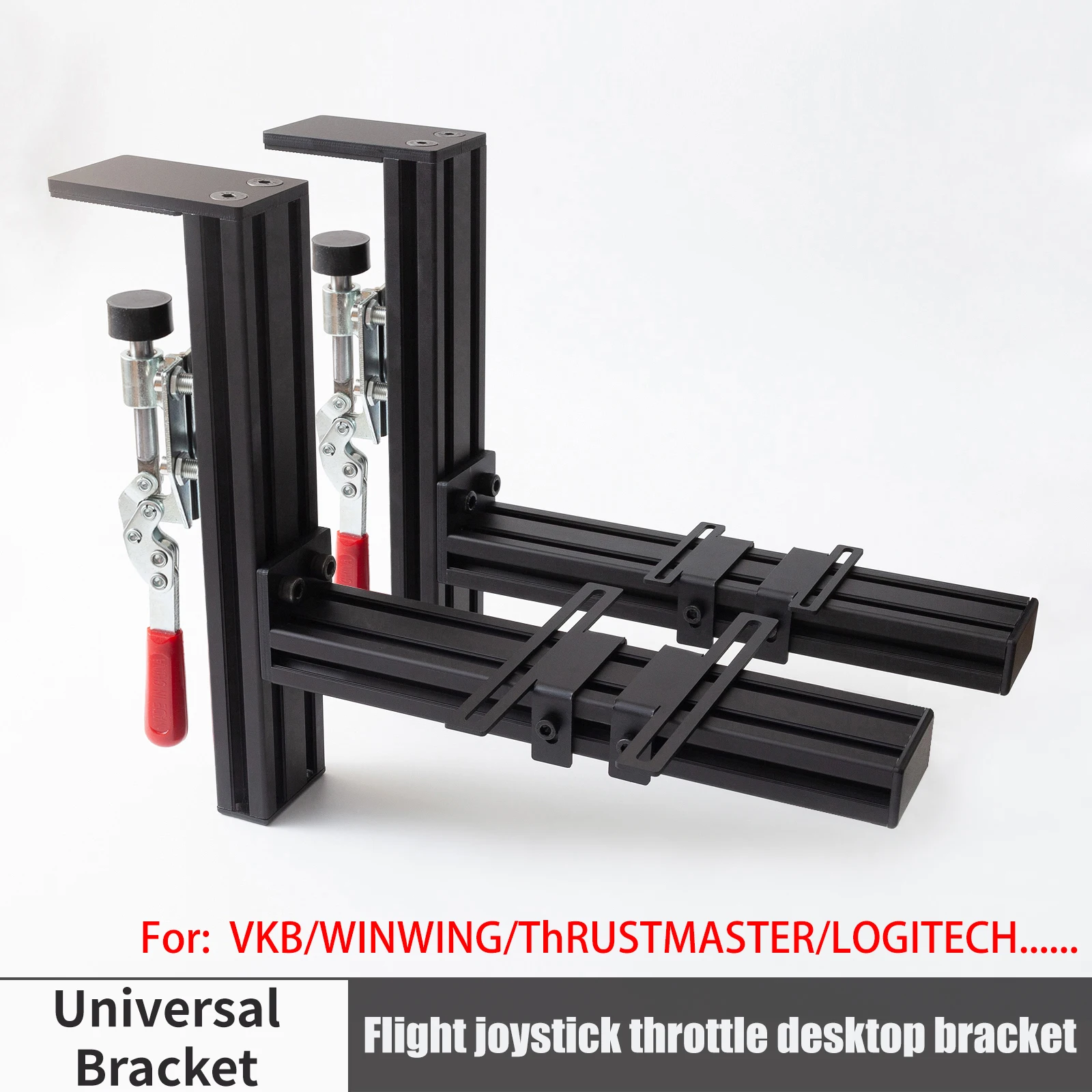 Flugsimulator Joystick THROTTLE STICK Desktop-Montagehalterung für Logitech X56 X55 X52 Thrustmaster T16000M TCA VKB WINWING – Detail 2