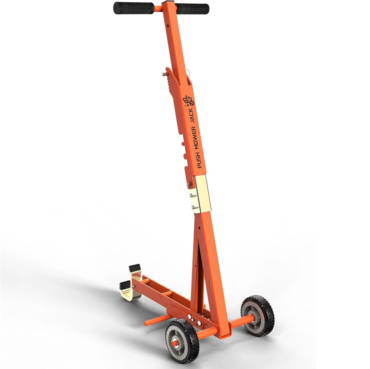 Lawn mower repair platform lift, lawn mower lift jack