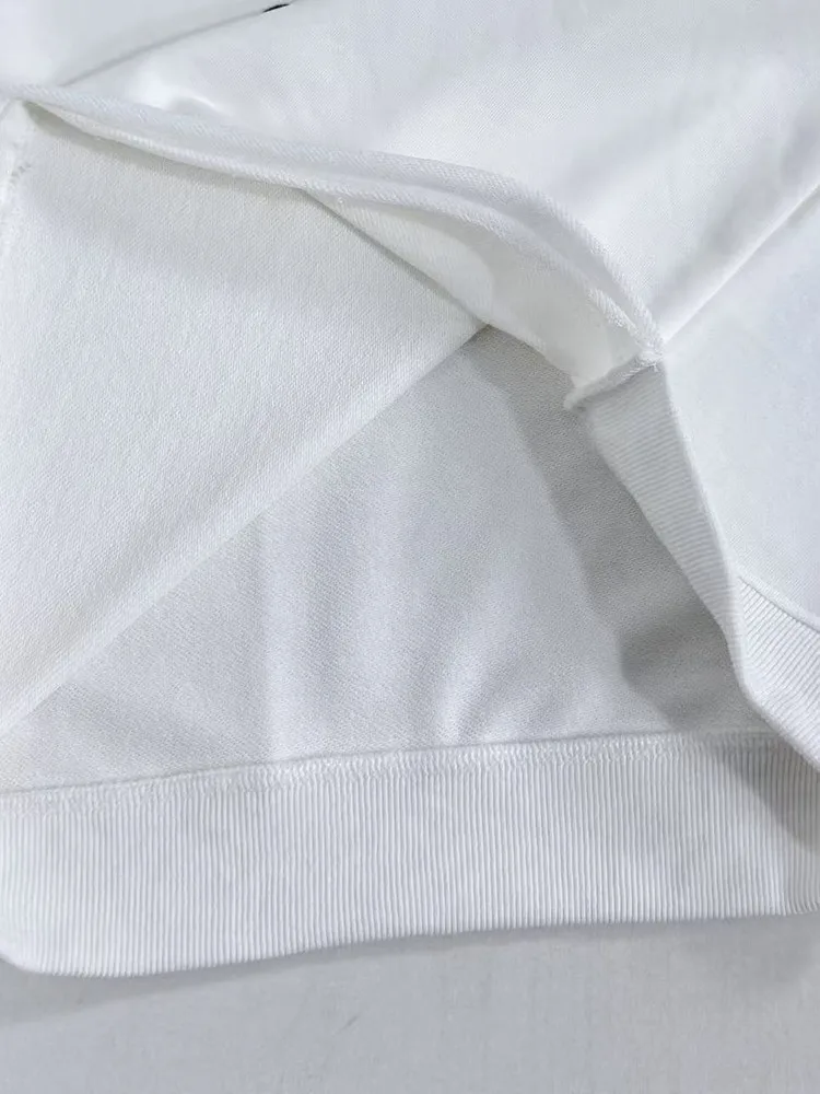 Loose Long Sve Embroidered Cotton Sweatirt Casual Comfortable round Ne Pullover Women's Autumn Top Faionable ass L...