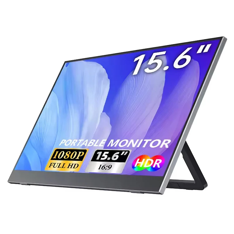 

Portable Screen Extender Factory 15.6 Inch 1080P IPS LCD Laptop Screen Type C Extender Portable Display For Laptop