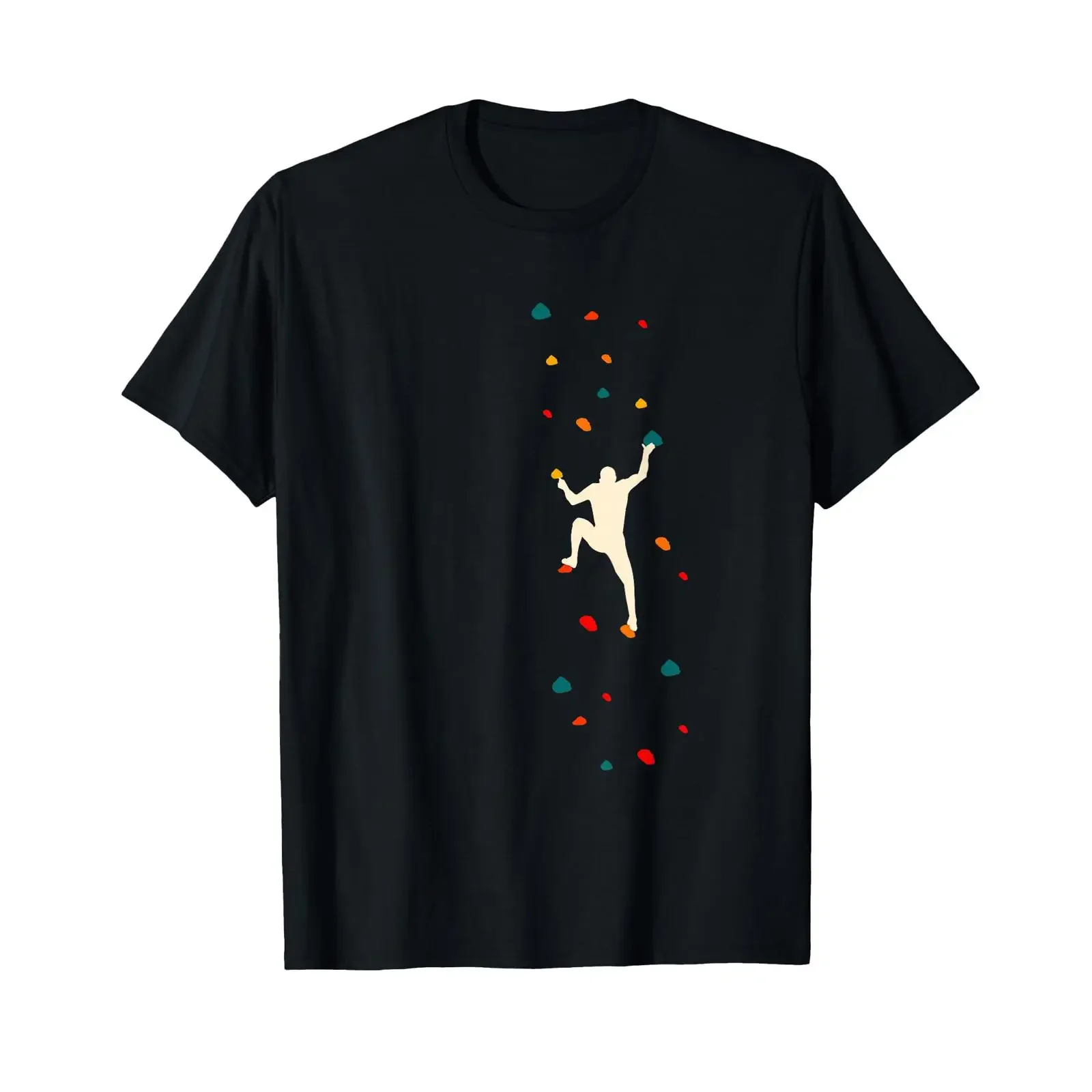 Bouldering Climber Free Climbing Small Rock Formation T Shirt vintage Washed fashion Comfortable Top For Everyday Wear homme