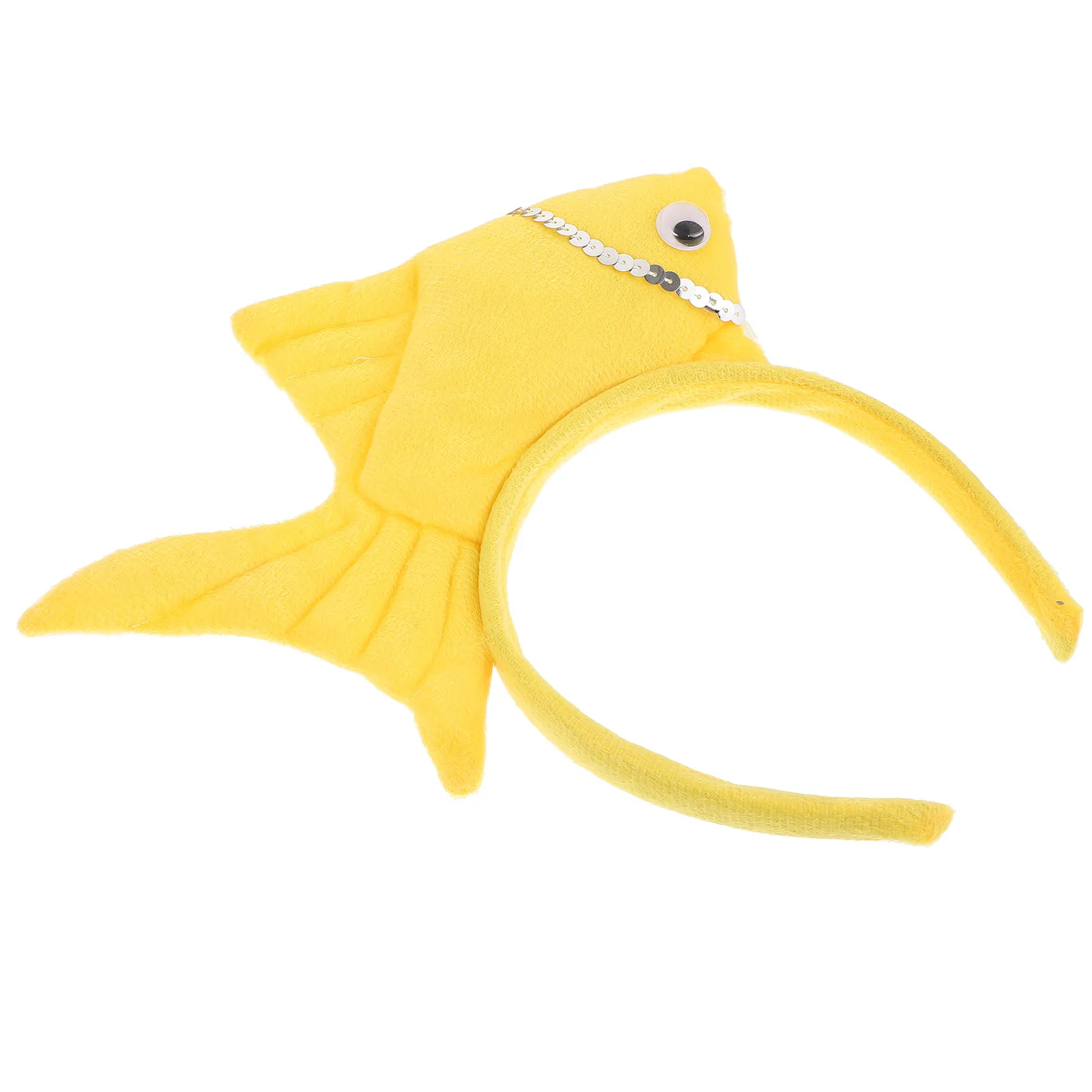 Diadema de pez dorado estereoscópica, accesorio para la cabeza de animal, para niños, Halloween, diadema de pez rojo, para fiestas, cosplay, espectáculos, actuaciones infantiles, accesorio para el cabello