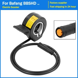 3 Pin Waterproof Connector 130X Thumb Throttle Accelerator For Bafang BBSHD 36V 48V Electric Bike Finger Control Throttle