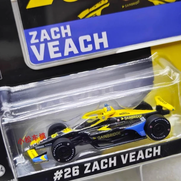 Greenlight 1:64 2020 NTT إيندي سباق سلسلة نموذج طبعة محدودة تحصيل جدار قلادة Giftalloy سيارة لعبة مجسمة للبنين