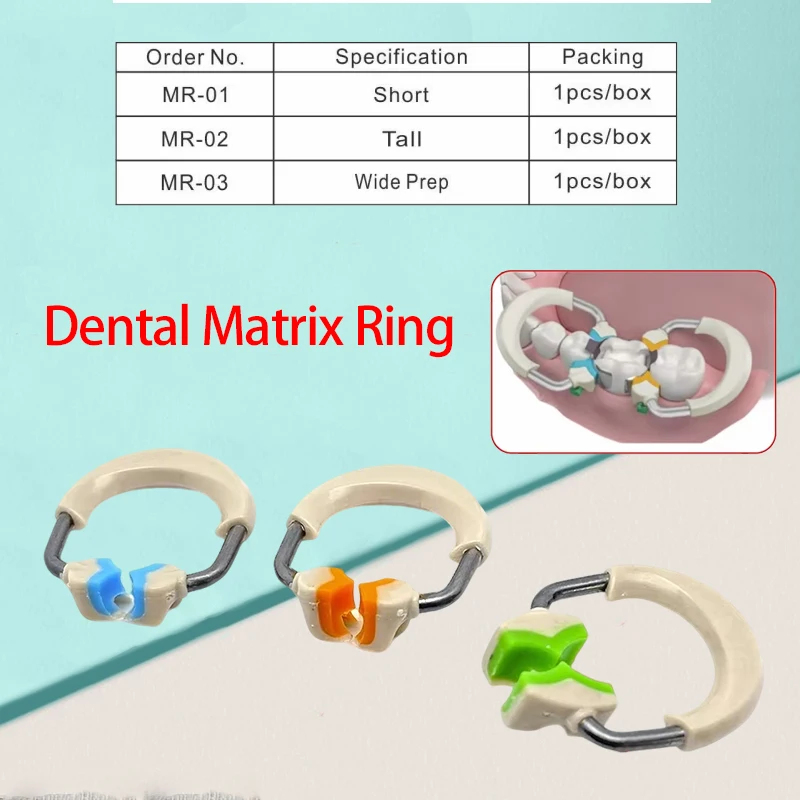 Stainless Steel Profiled Sectional Dentals Matrices, Rings, Strips and Wedges for Dentists - Dentistry Tools