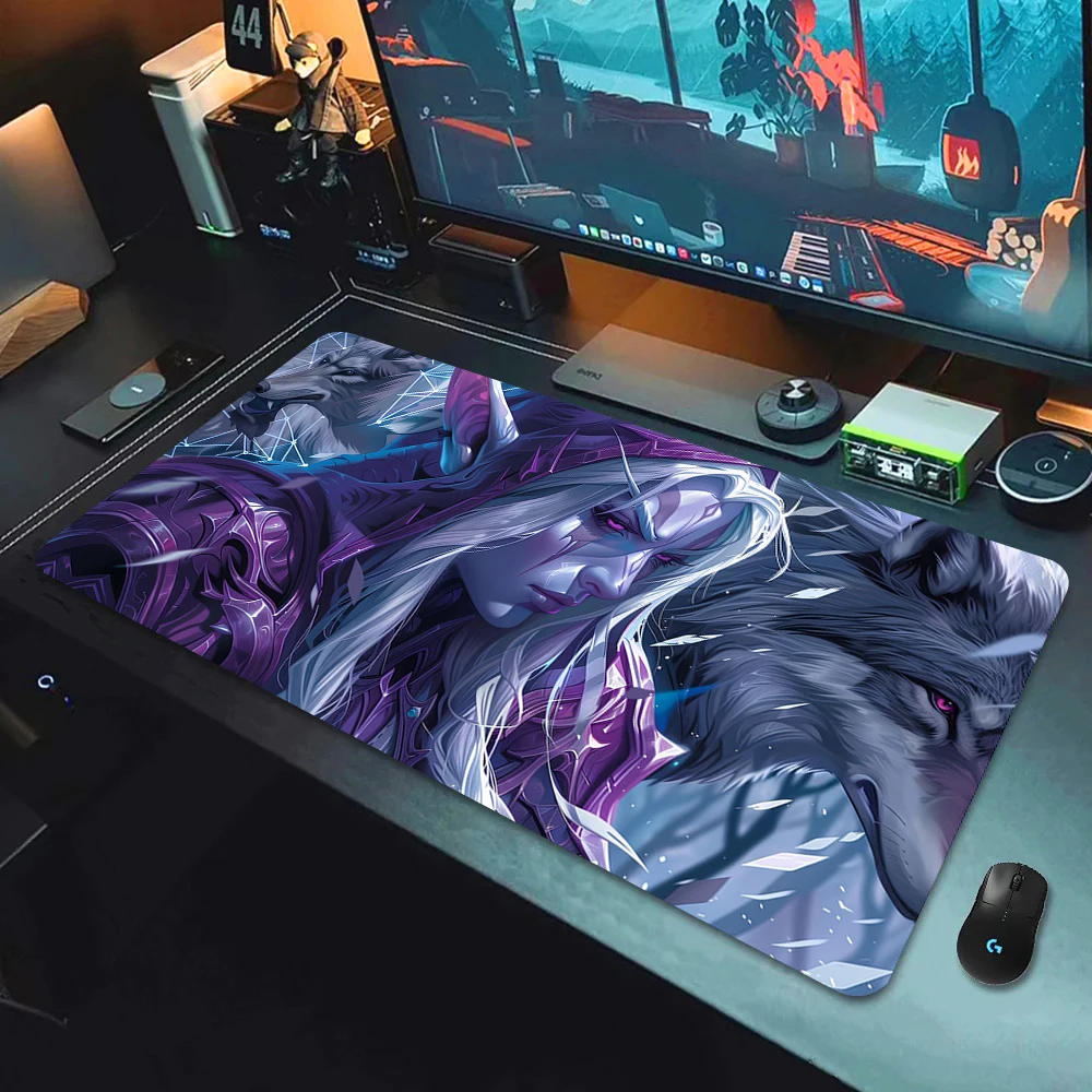 World Of Warcraft 90x40 Large Gaming Mouse Pad Mat Grande WOW Lich King Gamer Xxl Computer Mousepad Game Desk Play Pad for Csgo