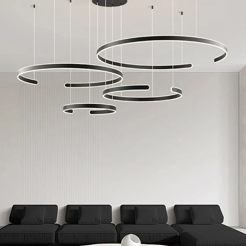 

Modern home decor ring led lights pendant light lamps for living room Chandeliers for dining room hanging light indoor lighting