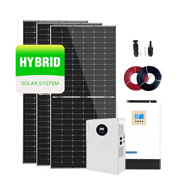 Solar hybrid inverter complete set of 10kw 20kw solar photovoltaic energy conversion system solar panel grid connection system