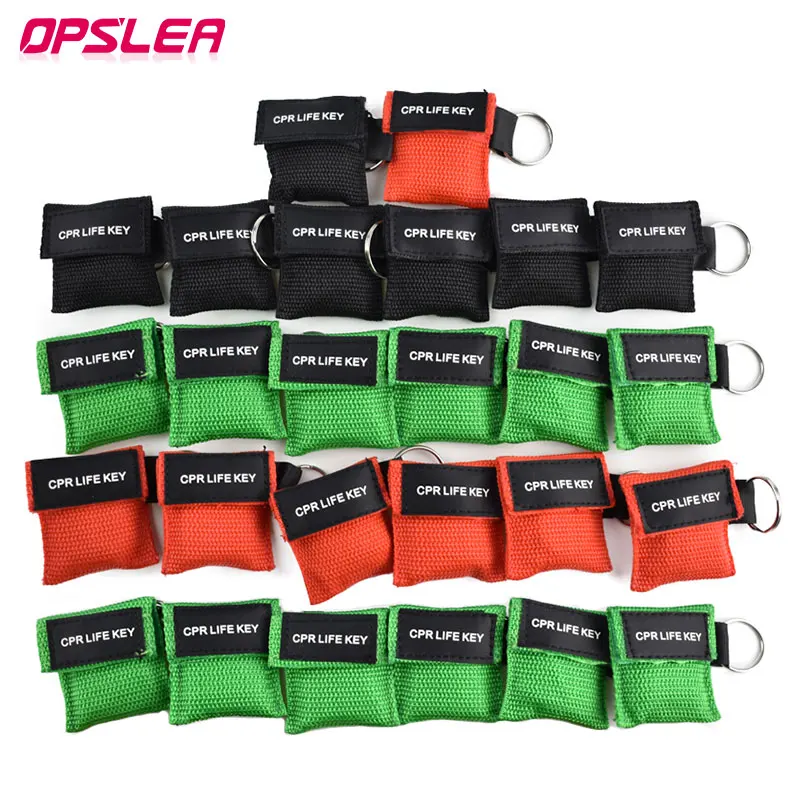 20/50pcs CPR Resuscitator Mask Outdoor Emergency Use Disposable Travel CPR Pocket Mask CPR Breathing Film First Aid Breath Mask