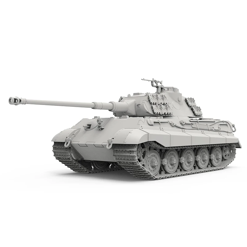 MENG Plastik-Bausatz 72-011 Deutscher Schwerer Panzer Königstiger Henschel Turm Typ 1/72