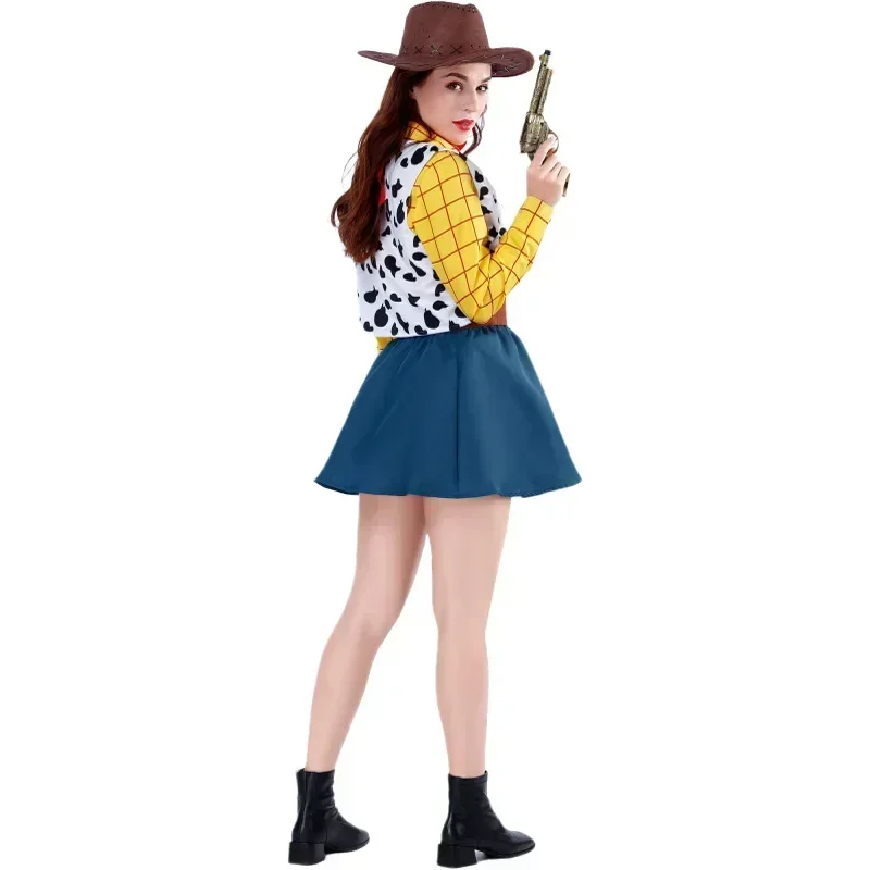 Cosplay Story Woody Costume Sets Cowboy Christmas Unisex Sheriff's Halloween Carnival Dress Up Party Toy Stage Performance view 4