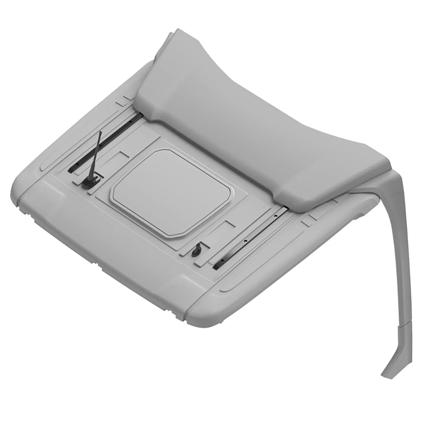 Cabina de plástico de techo bajo de repuesto para 1/14 DIY Tamiya RC Tractor camión SC 770S 56368 56371 piezas de modelo de vehículo de camión de Control de Radio