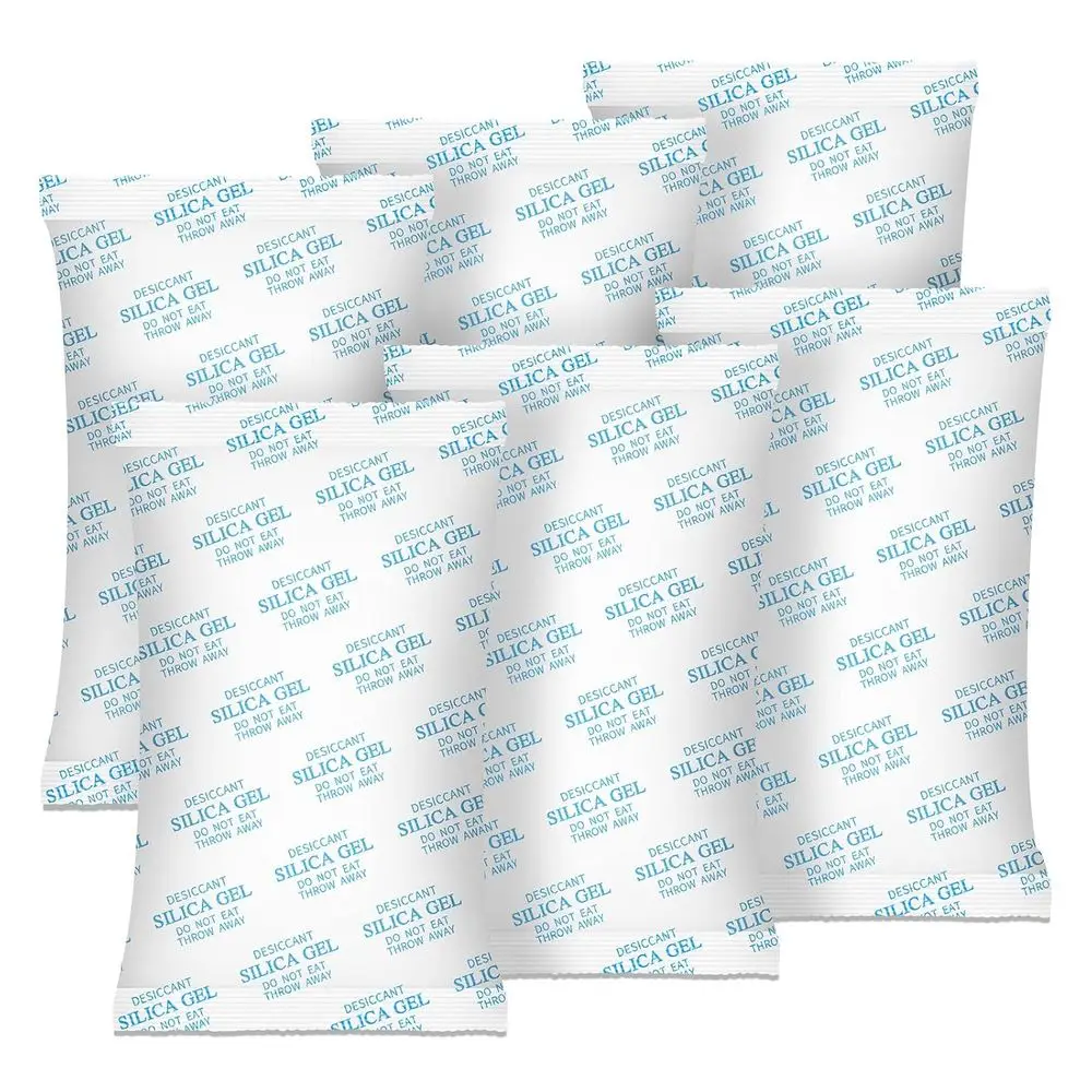 

Desiccant Packs – 500 G6 Packs Silica Packets for Moisture Control, Reusable Large Moisture Absorbers for Electric Tools, Baseme