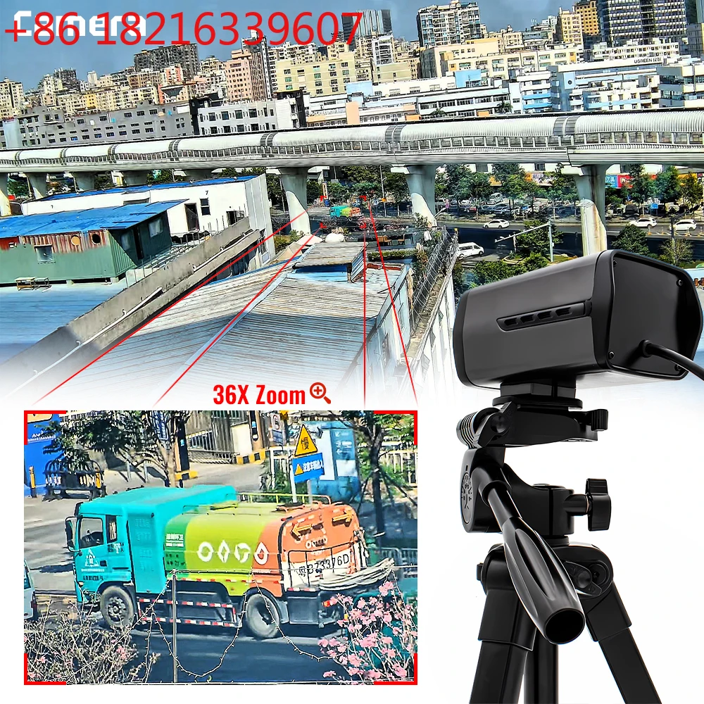 TAO WGWK 36X Zoom PC Webcam 4K POE48V Camera Auto focus Remote Control Motorized 5MP 30FPS Network Camera For Video Live Streami