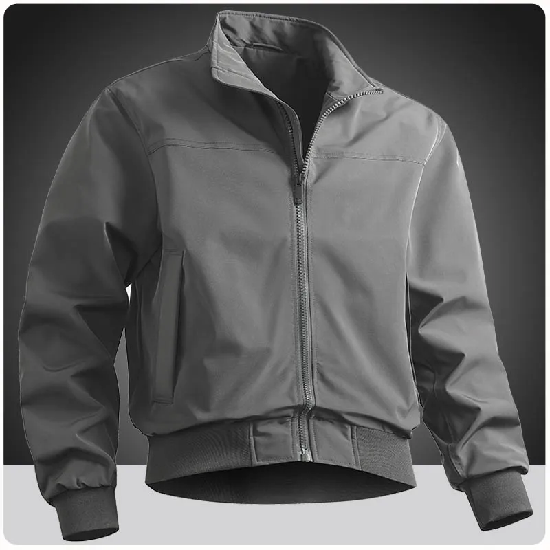 

Men's American-style flight Bomber jacket new stand-up collar baseball uniform for spring autumn loose sports coat men Clothes