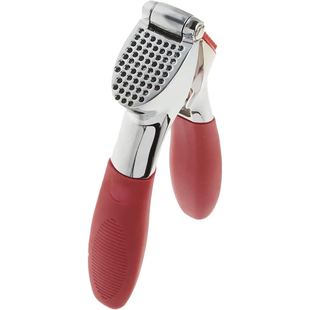 

Garlic Press, 7-1/2 by 1-3/4, Red