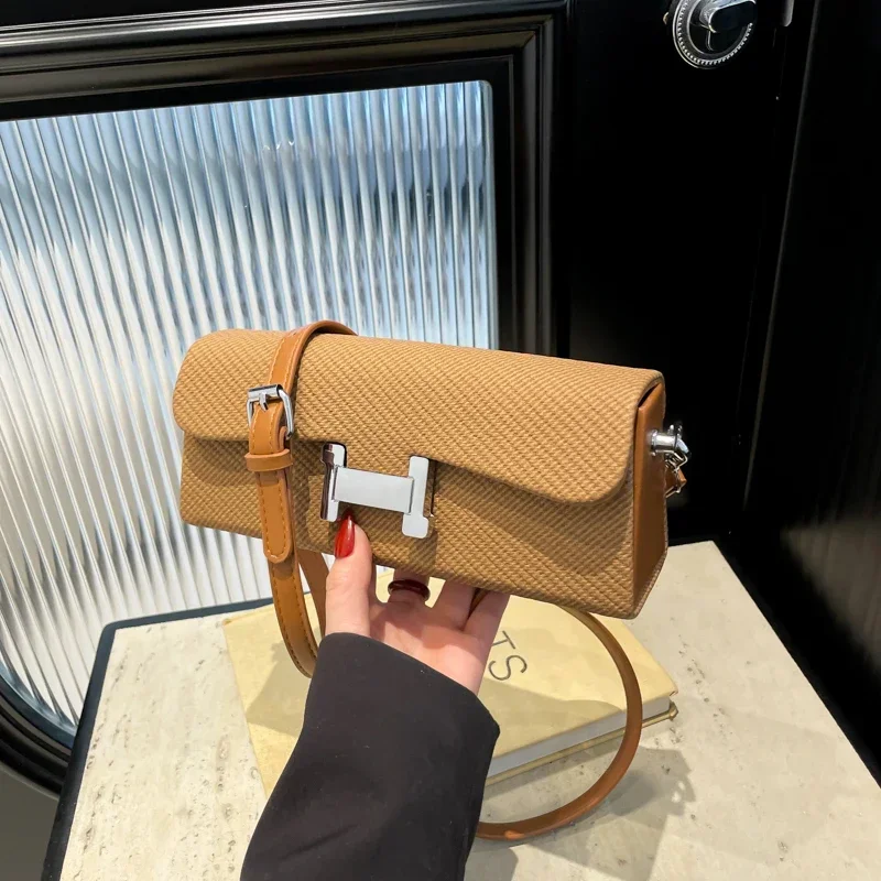 

High-Quality Leather Handbag Outdoor Leisure Portable Wallet Luxury Design Paris Style Fashion Shoulder Bag