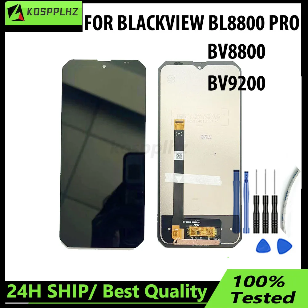 Dla Blackview BV8800 BL8800 Pro wyświetlacz LCD + wymiana zespołu ekranu dotykowego 6.58 "dla BLACKVIEW BL BV 8800 BV9200Repalcement